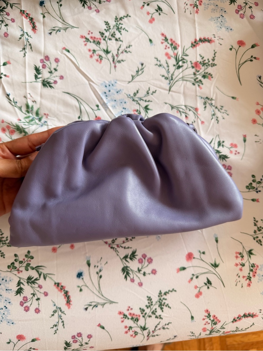 Bottega Veneta Lavender Pouch Clutch